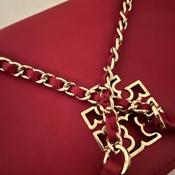 Tory Burch Vibrant Red Crossbody Bag - Picture 4 of 9